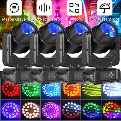 250W IP67 Wasserdicht Beam Moving Head 24Prisma Bühnenlicht DMX Outdoor DJ Event