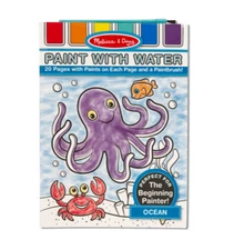 [Melissa & Doug] Paint With Water Activity Book - Oceans - New