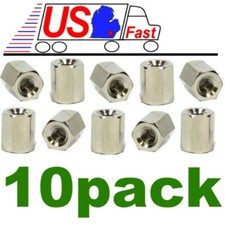 Lot10x/pk/pack D-Sub Cable Port/End/Bracket Computer Hex Nuts, 4-40 x 6mm long