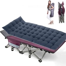 Slsy Outdoor Folding Camping Cots Bed Hiking Traval Bed w/ Pillow+Carry Bag