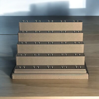 LEGO Mini figure Display Stand Case Black. Holds 25 Minifigs (No Figs Included)