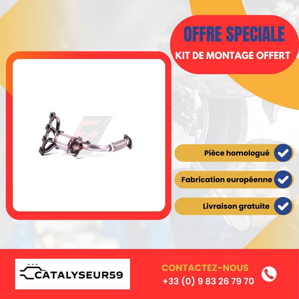 Catalyseur Ford Ka 1.6i 8V essence pour modèles de 2003 à 2008