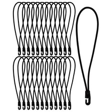 Multifunktionaler Gummispanner 25 cm mit Haken für Camping, Planen, Boots- un...