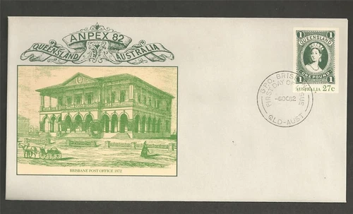 AUSTRALIA - 1982 ANPEX PRE-STAMPED ENVELOPE - FIRST DAY OF ISSUE.