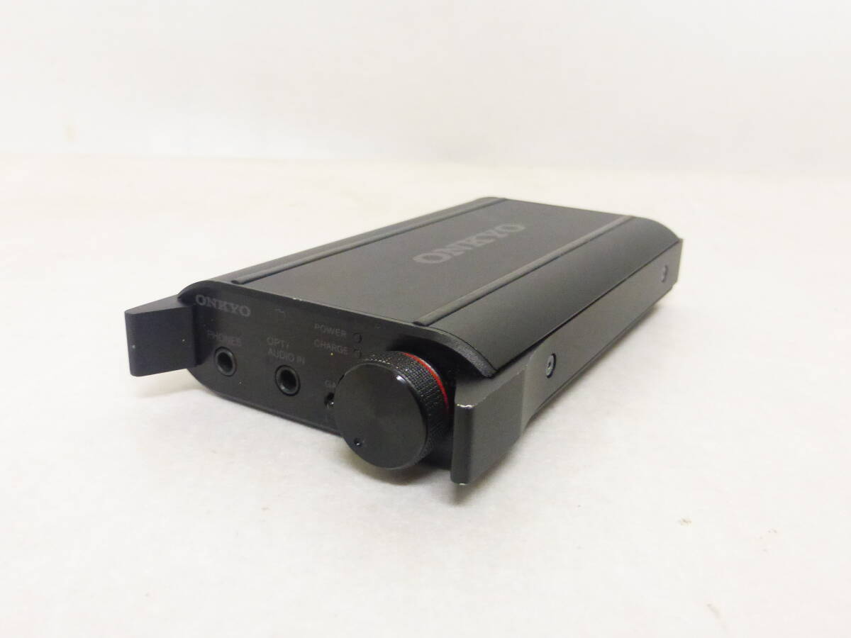 ONKYO Portable Headphone Amplifier DAC-HA200 Black USB-DAC Tested