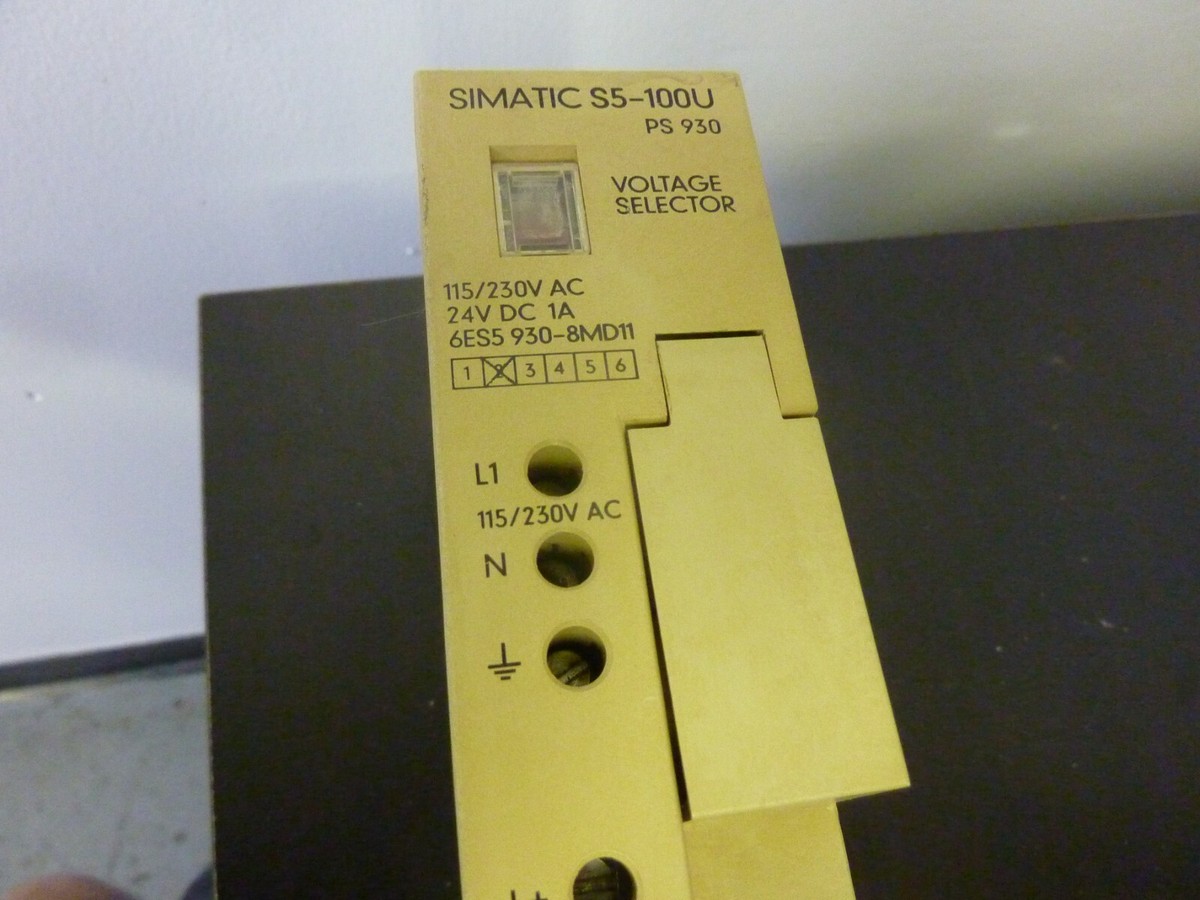 電源ユニット Siemens SIMATIC S5-100U 6ES5 482-8MA13 電源ユニット Siemens SIMATIC S5-100U 6ES5 482-8MA13 Siemens