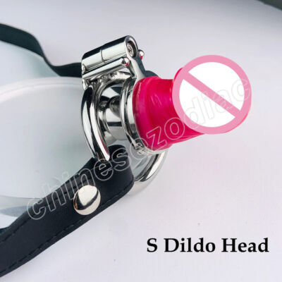 Flat Chastity Cage with Skin Peni CBT Game Stainless Steel Negative Ring Urethr