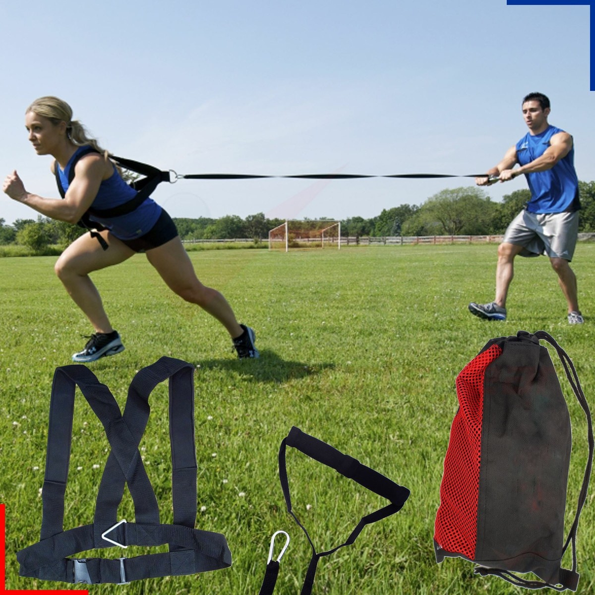 Body Weight Support Harness 2-Pack Sled Pulling Harness Heavy