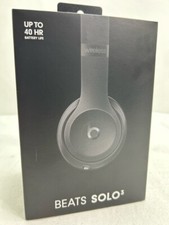 BEATS HEADPHONES SOLO 3 A1796 HEADPHONES BLACK WIRELESS MINTY NJL026569 