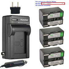 Kastar Battery AC Travel Charger for Samsung SB-L220 VP-D530 VP-D55 Camcorder