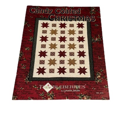 Thimbleberries: CANDY COATED CHRISTMAS Quilt Book #205 by Lynette Jensen - Vguc