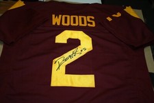 USC TROJANS ROBERT WOODS #2 SIGNED CUSTOM HOME JERSEY LA RAMS WR RARE! 