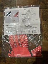 NEW JacKite Little Birds Kite Windsock Cardinal KIT UNassemled 28" wing span
