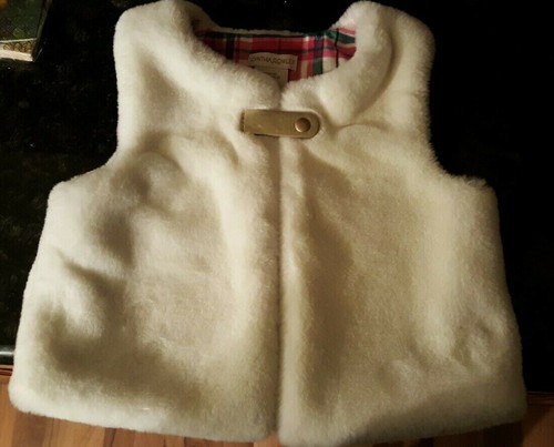 Girls Cynthia Rowley White Faux Fur 