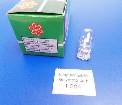 BLICK A6941 E0300969 AUTO BULB LIGHT SINGLE LARGE 12V 21W BASE T20 PKG OF 10