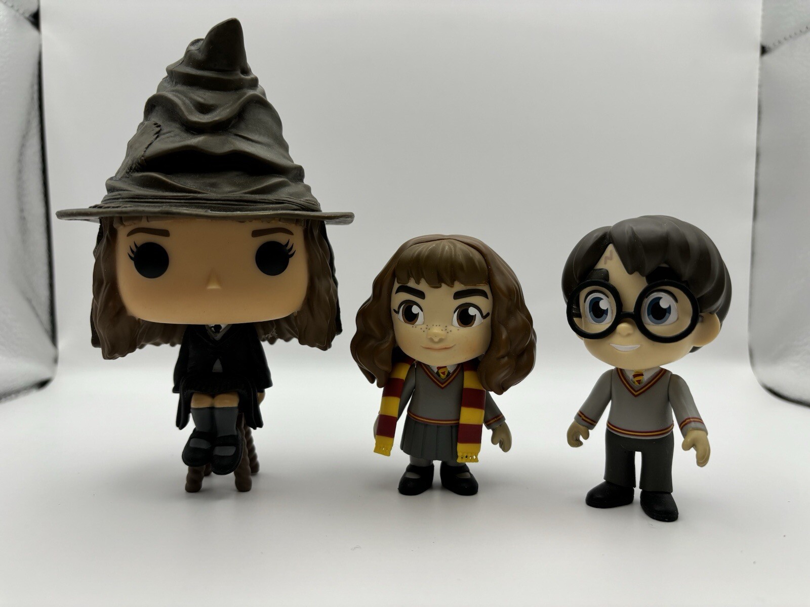 Funko Pop Harry Potter Hermione Granger with Sorting Hat and Harry 5-Star Bundle  