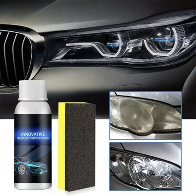 Headlight Cover Lens Restorer - Cleaning Repair Liquid Polish New Car Accessory