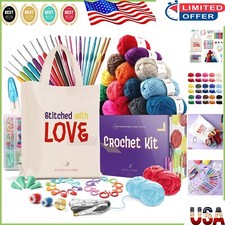 All-Inclusive Crochet Set for Beginners - Tote, Yarn  Comprehensive Accessories
