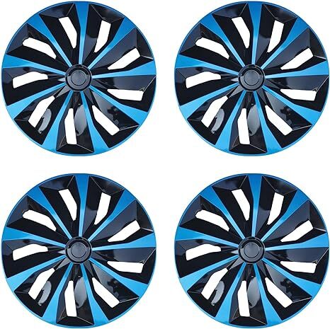 Set Of 4 16-Inch Hubcaps For Toyota Corolla 2020-2024 – Black & Silver Wheel Covers