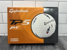 Taylormade TP5 Pix Rocket Pop Rare New Golf Balls Dozen
