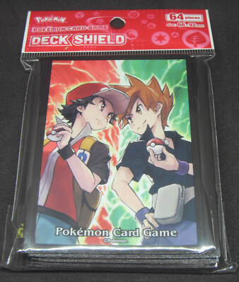 Pokemon Official Original Red VS Green Card Sleeves (64 pcs) TH Version Japan | eBay Pokemon Official Original Red VS Green Card Sleeves (64 pcs) TH Version Japan | eBay