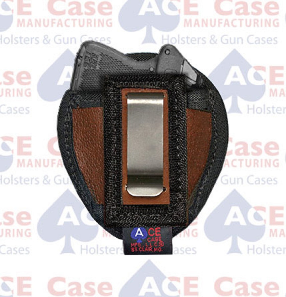 FITS SIG P938 LEATHER CONCEALED IWB HOLSTER BY ACE CASE