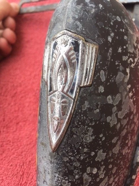 Oldsmobile F38 L38 1938 matrícula luz lámpara base maletero mango marco LICO Foto 3 de 4