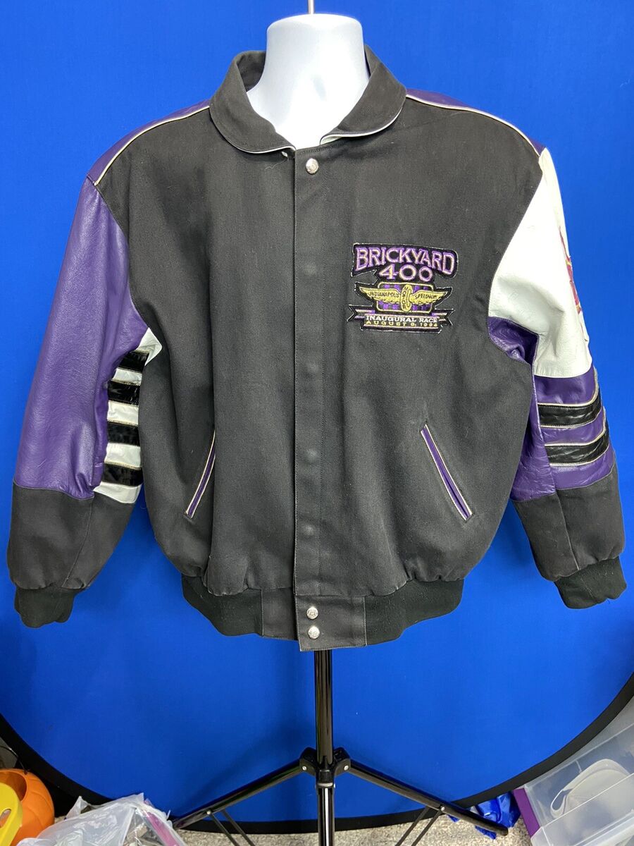 Vintage 1994 JH Designs Inaugural Brickyard 400 Leather Vintage 1994 JH Designs Inaugural Brickyard 400 Leather