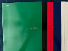 Mead Five Star 2 Pocket Folder ; 3 holes for binder; Lot Of 9