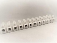 100A Screw Terminal Connector Chocolate Block 100 Amp Strip 12 Way 450V 40mm²