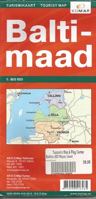 Baltic Area Countries Map by E&O