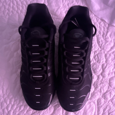 Nike Air Max Plus TN Kids Sneakers Black/Yellow US 5Y (EU 37.5) CD0609-001