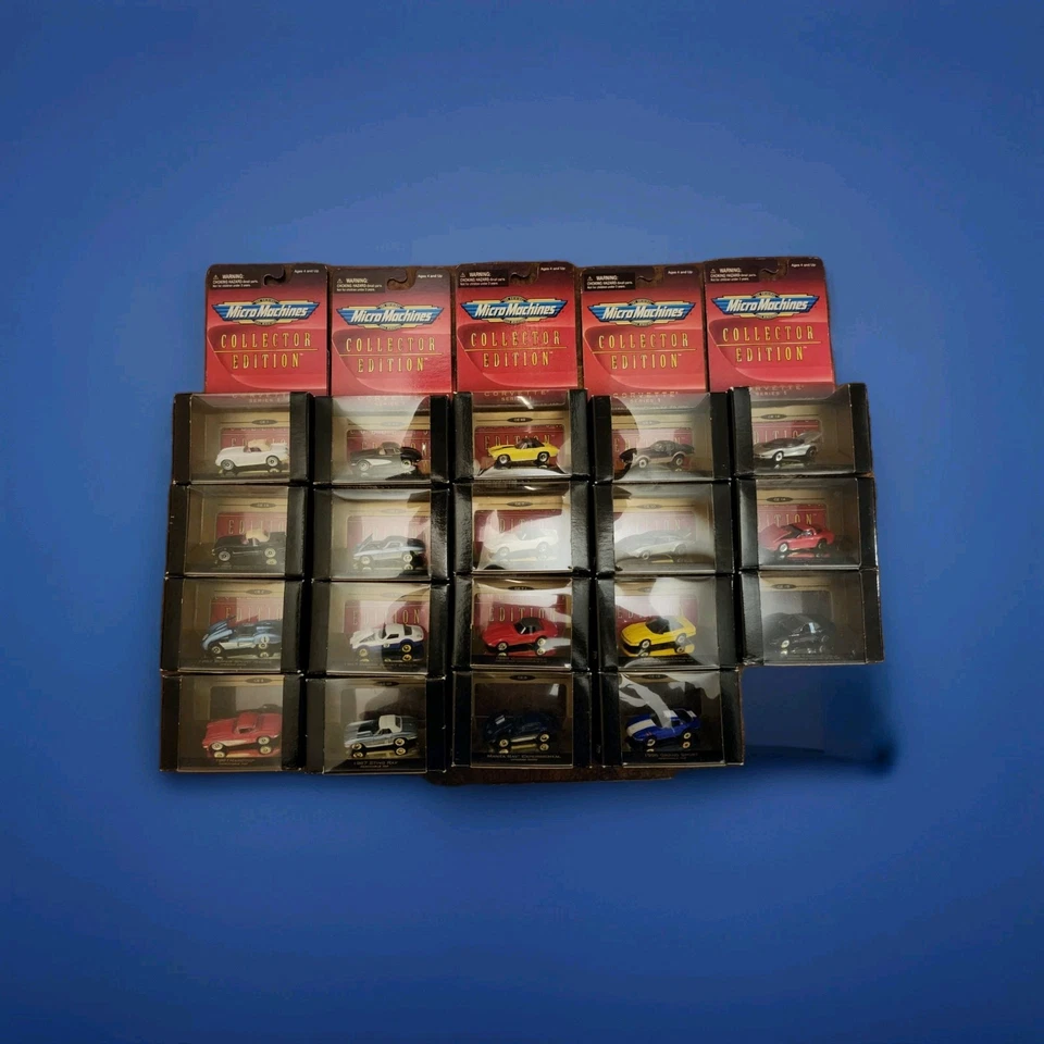 Micro Machines Z89 Series 1 Collector Edition 19 Corvette Collection 1/6,700 OBO - Image 3 of 4