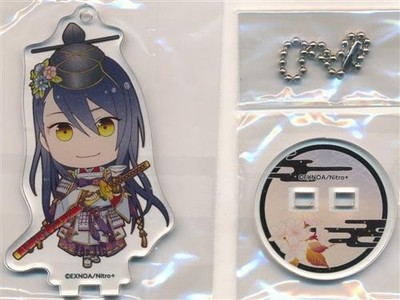 Touken Ranbu Animate Cafe Trading Acryl Ständer Schlüsselanhänger Jirotachi...