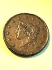 Photo of a 1836-P Large Cent from an eBay listing that sold on Jul 18, 2026