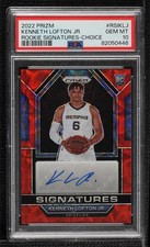 2022-23 Prizm Rookie Signatures Choice Kenneth Lofton Jr PSA 10 GEM MT Auto 14t3