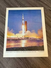 VINTAGE LAUNCH OF APOLLO 11 1969 NASA PHOTO MOON MISSION 11 x 14 69-HC-759