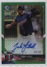 Zack Littell Bowman 2018 Green /99 Auto