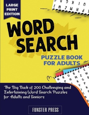 Funster Press | WORD SEARCH PUZZLE BOOK FOR SENIORS | Taschenbuch | Englisch