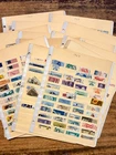 US Stamp Collection Commemoratives 1962-64 Vintage Album Pages Lot
