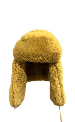 Paul Smith Faux Fur Trapper Hat One Size Yellow Unisex