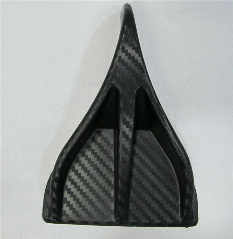 8x Alerón de aleta de tiburón generador vórtice estilo fibra de carbono para maletero de techo de coche Foto 4 de 4