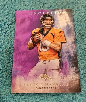 2015 Topps Inception Peyton Manning Denver Broncos 47/125