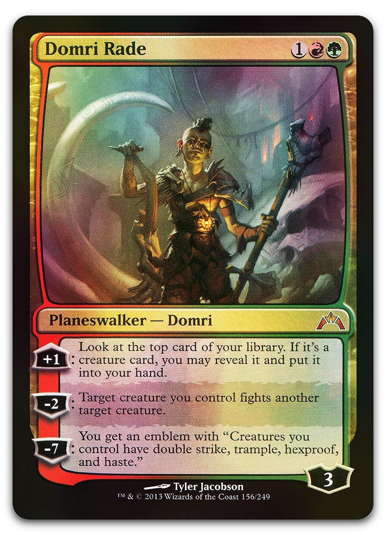 Domri Rade #156 (Foil) (NM) Gatecrash GTC Magic MTG