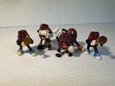 Lot of 5 Vintage 80s California Rasins Action Figure Lot Vintage Toys