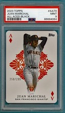 2023 Topps Juan Marichal All Aces Black /299 #AA70 PSA 9! POP 1! Giants! HOF!