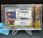 COOPER FLAGG 2024 Bowman U Chrome College Application BGS 9.5 ON CARD AUTO POP 2