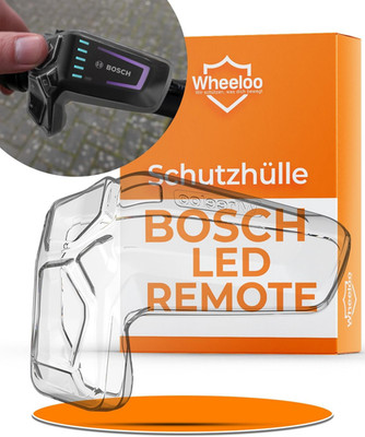 WHEELOO Schutzhülle Für Bosch LED Remote I Transparent & Wasserabweisend I Ebike