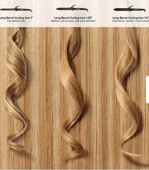 Bio Ionic Long Barrel Styler Ceramic Curling Iron 1.5 inch Black Z-FGTST-CL1.5 - Image 3 of 4