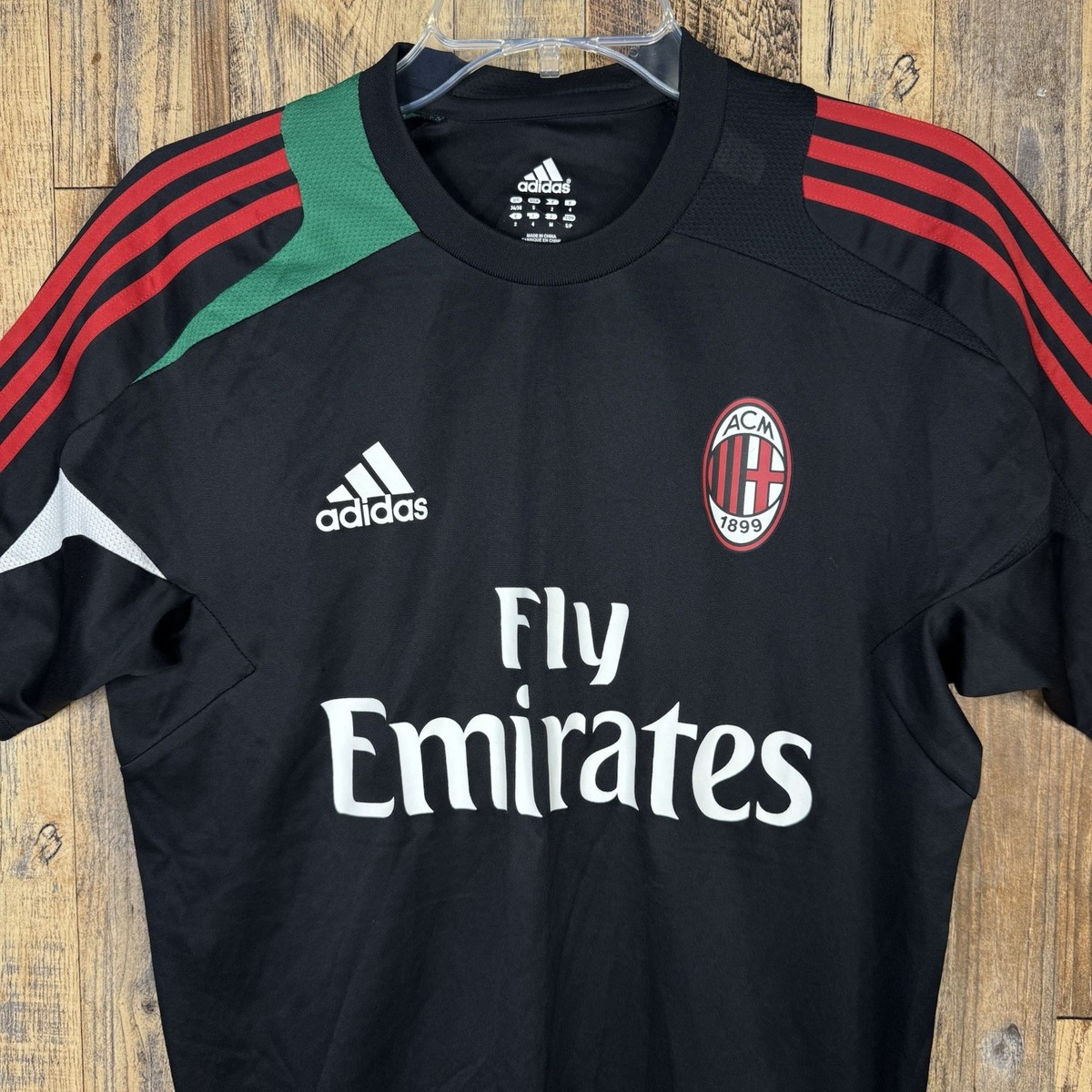 AC Milan 2012-13 Training Soccer Jersey Adidas W37700 Men's S | eBay